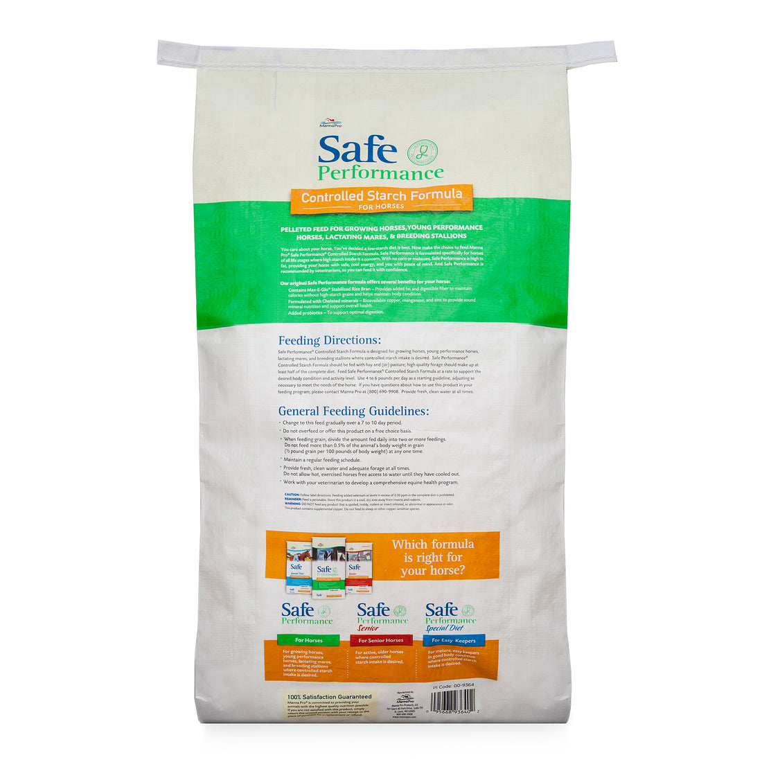 Safe Performance® Controlled Starch Formula | MannaPro
